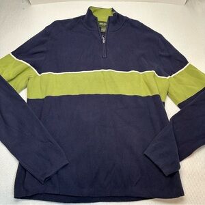 Y2K eddie bauer vertical stripe sweater